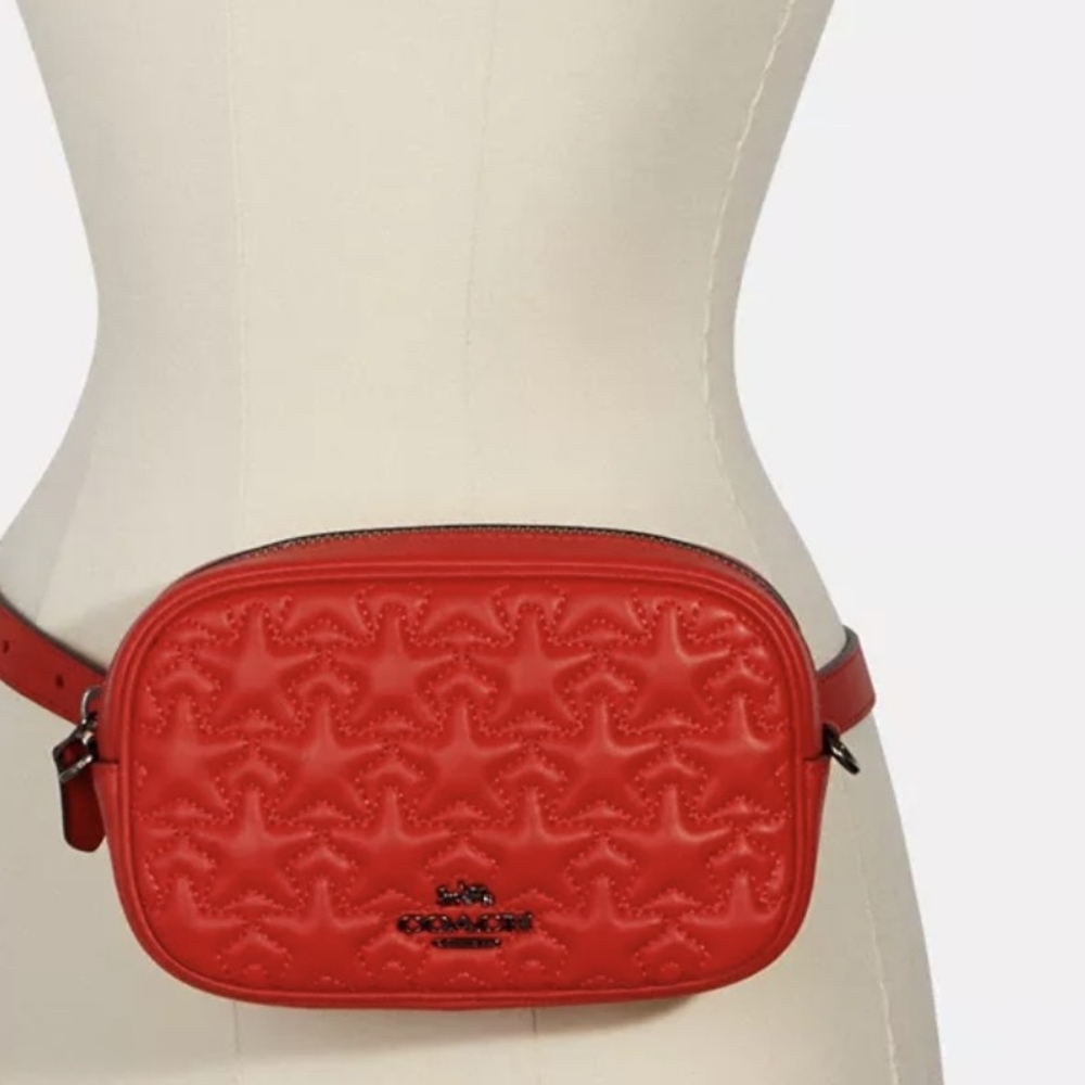 Coach Convertible Belt Bag With Mini Star Quilting - Picture 7 of 15